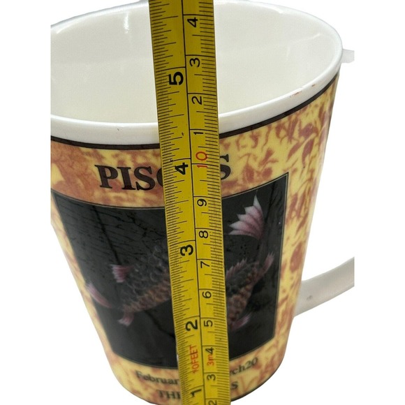 PISCES Tall Zodiac What's Your Sign Mug Large Coffee Cup Astrology Birthday Gift - Picture 8 of 10